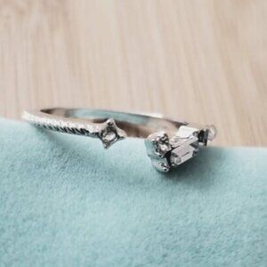 2/$35-New Open Ring Rope Inspired Detailing